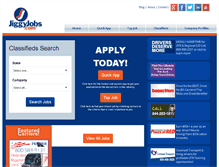 Tablet Screenshot of jiggyjobs.com